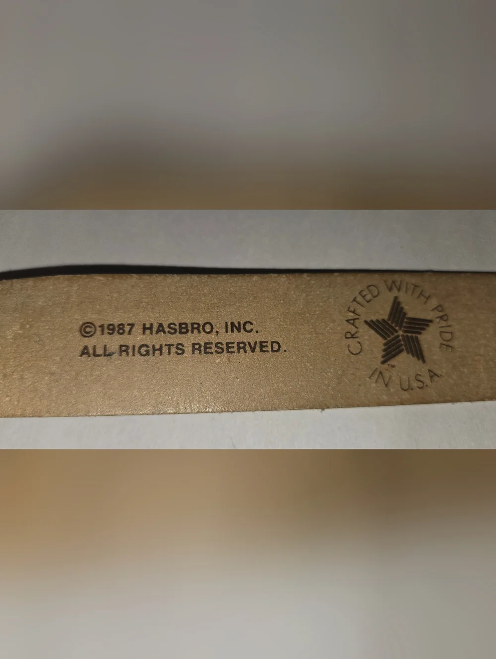GI Joe By Hasbro & Lee 1987 Vintage Belt Youth 18-22 Genuine Bonded Leather